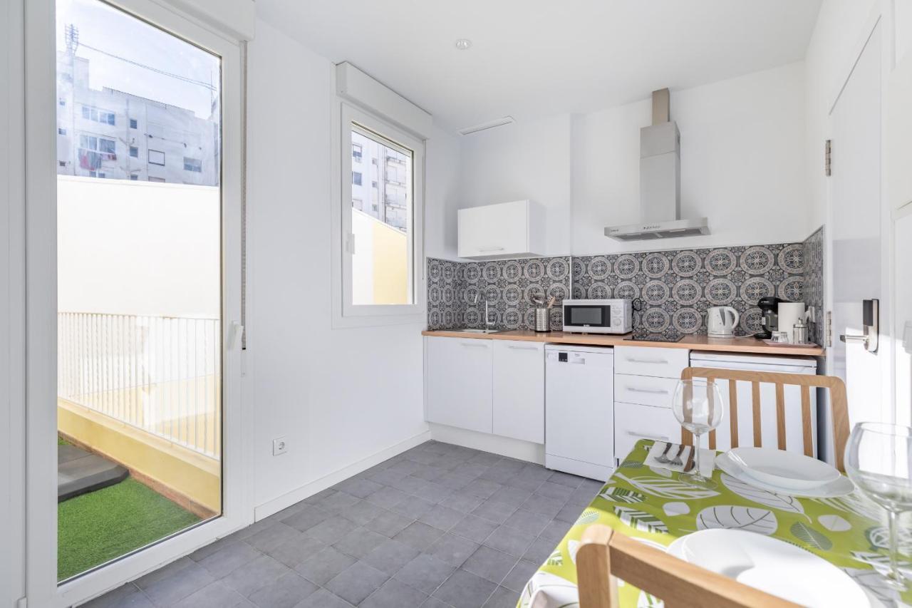 Gorgeous Apt With A Large Private Terrace Valencia Exterior foto